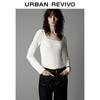 UR Women's Solid Color Short Knitted Top