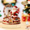 Colorful Santa Claus Ferris Wheel Acrylic Decoration for Christmas Home Desktop Festival Gift Flat Print Design Gifts