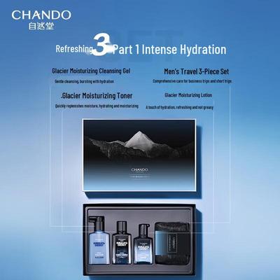 CHANDO Coffret Cadeau Hydratant 3 Pièces Homme Glacier Himalayen