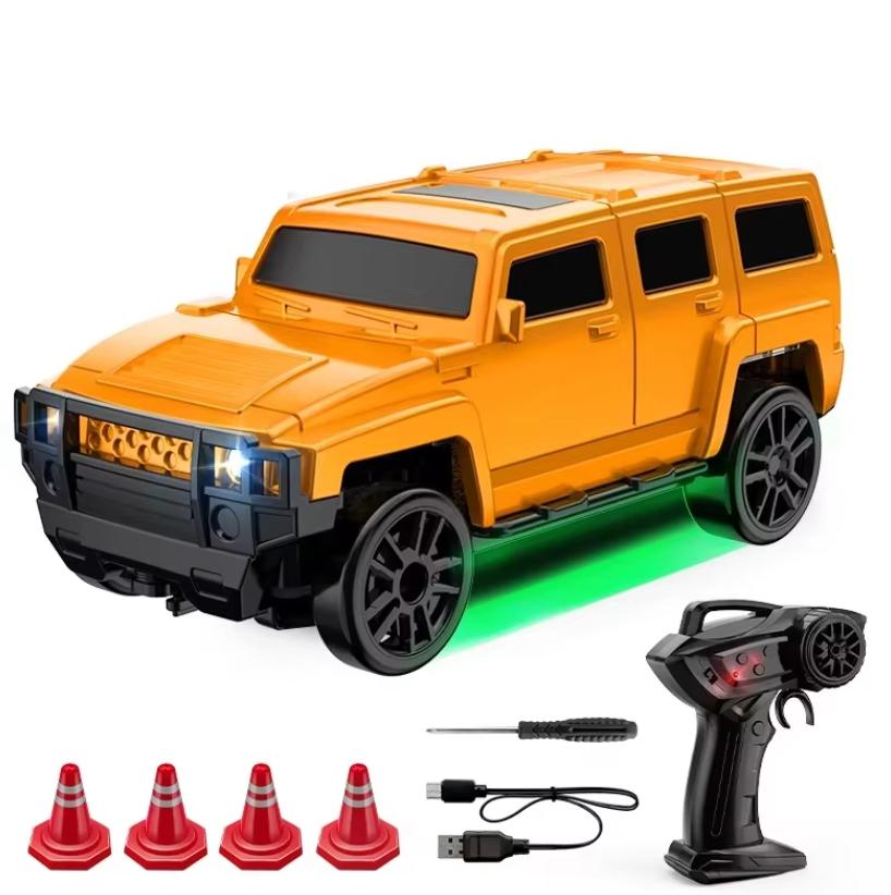 Bestseller 1/64 Scale Drift RC Car 2.4GHz Desktop Mini Racing Model  4WD Remote Control Vehicle Toy For Adults & Kids Ideal Gi