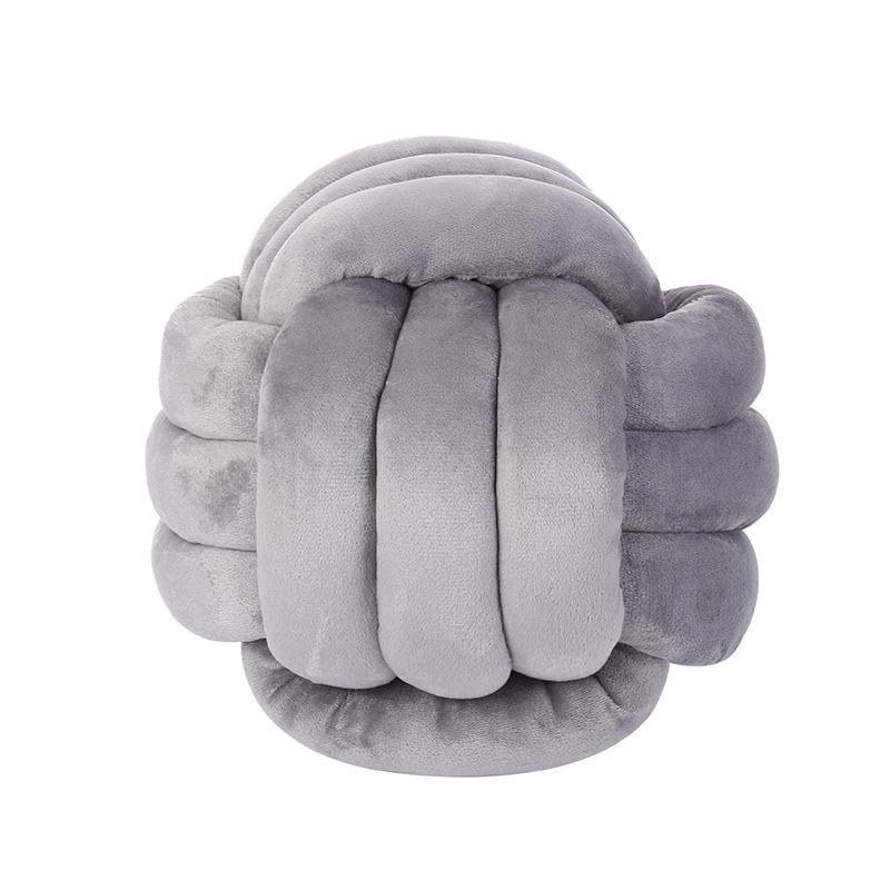 Nordic Hand-Woven Velvet Knot Pillow - Home Decoration