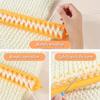 Knitting Loom DIY Craft Weaving Loom Plastic Pompom Sock Hat Shawl Stitching Tool Scarves Maker Crochet Long Handle Weaving Tool