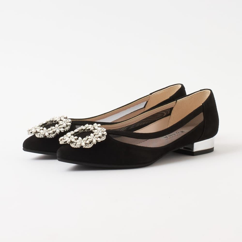 Low heel flat made in 184195100010 [Diana] shoes, Japan, black, 23.0cm,