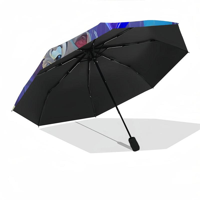 Ombrello Automatico con Apertura e Chiusura a Tema Lilli e il Vagabondo, Ombrello Portatile Colorato con 8 stecche, Adatto per Uomini e Donne, Un Regalo Perfetto