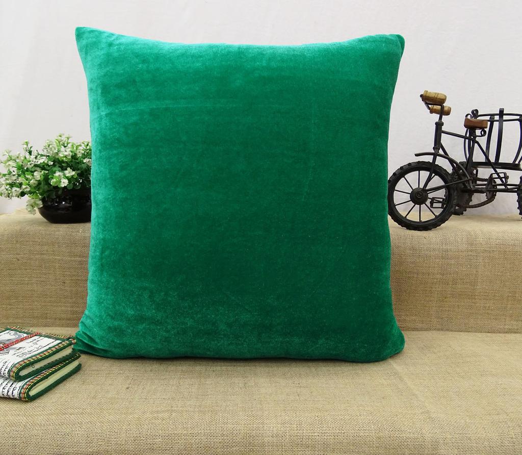 Decorative Cushion Cover Green Home Decor Throw Pillow Velvet Case - Choose