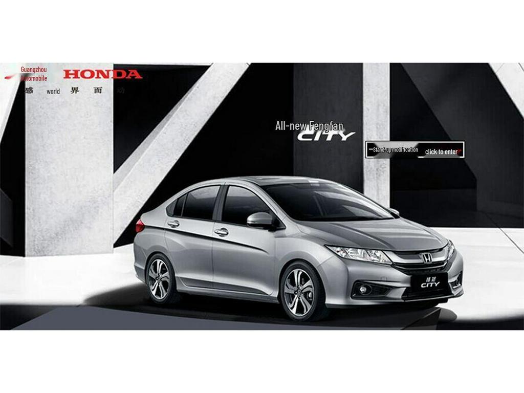 Honda City 2015-2020 Electroplated Rearview Mirror Lens & Cover Sticker Set