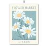 Colourful Flowers Market Daisy Lily Quote Wall Art Minimalist Print Canvas Painting Posters for Living Room Modern Home Decor