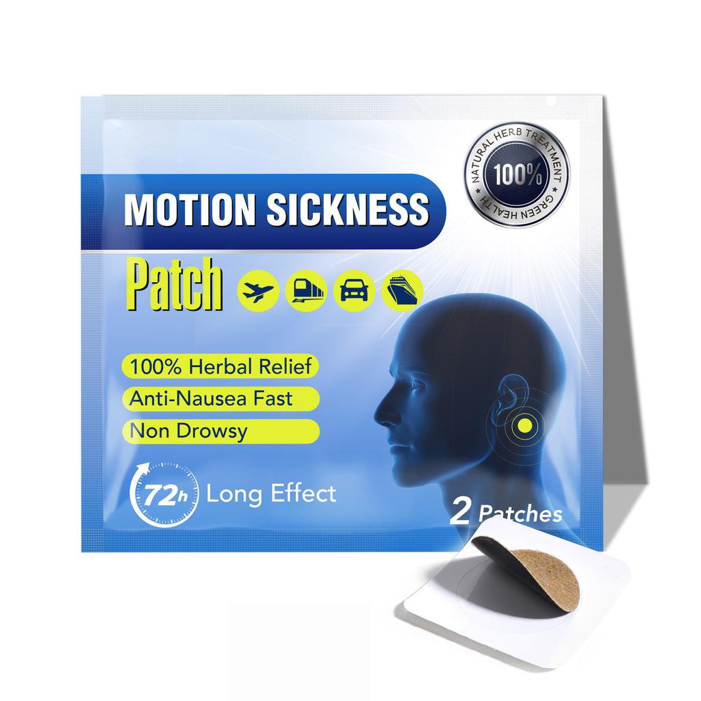 Dizziness Patches, Motion Sickness Patches, Portable Travel Patches (40 Patches)