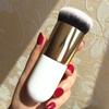Foundation-Make-up-Pinsel, Chubby Voodoo, BB-Creme, Puder, Rouge, Kunsthaar, Gesichtskontur, Kosmetik-Schönheitswerkzeuge, 1 Stück, 3) Roségold
