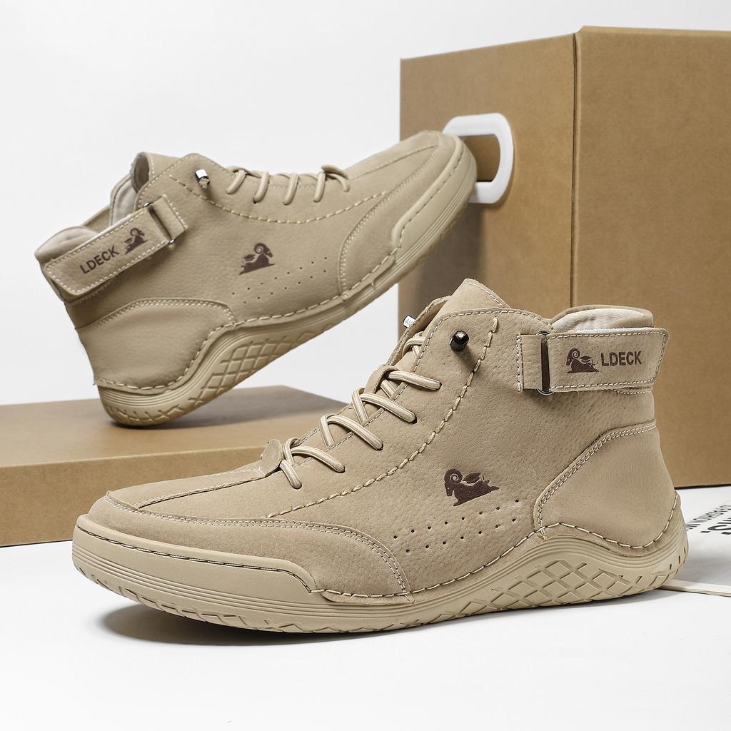 2025 hot-selling Martin boots autumn and winter explosion high-top octopus men's shoes men's casual short boots