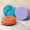 Silicone Body Scrubber Loofah Double-Sided Bath Brush,Shower Scrubber And Scalp Massager Shampoo Brush For Kids Women Men