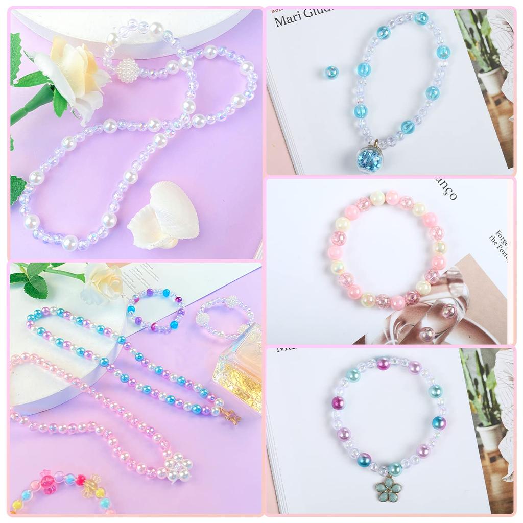 NALER Beaded Accessory Handmade Kit for Approximately 500 Craft Accessory Glass DIY Glass Handmade Kit, Kids, Beads, Kit, Kit, Beads, Toy, Girls,