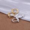Latest 925 Sterling Copper Trendy Style Simple And Fashionable With A Loop And Rope Design Earrings