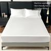 Ice Silk Color Ding Bed Sheet Solid Color Cool Silk Mattress Protective Cover Anti Slip Bed Cover Dust Cover