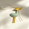 Leather Material Duck Keychain PU Cartoon Car Keyring Creative Bag Pendant  Handbag Accessory