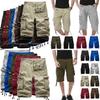 Stylish Men's Military Combat Hiking Cargo Shorts With Multiple Functional Pockets