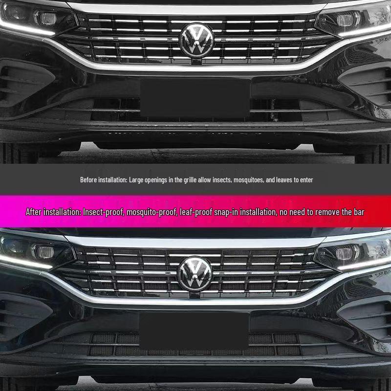 23-25 Volkswagen Passat Front Middle Grille Insect Net Buckle – Anti-Willow Catkins and Modified Radiator Protection