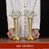 2pcs Chinese Crystal Candle Holder Ornaments Colorful Simulated Candlestick Buddha Hall Worship Home Decor Buddhist Accessories