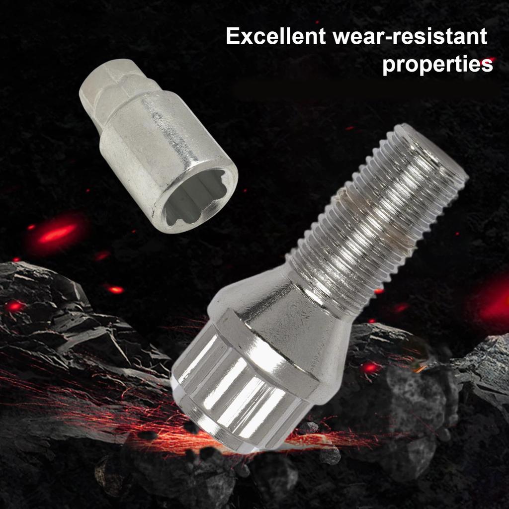 Lightweight Wheel Lug Bolts Locking Nuts M14x1.5 Ensuring Optimally Vehicle Handling And Safety For Extended Durability