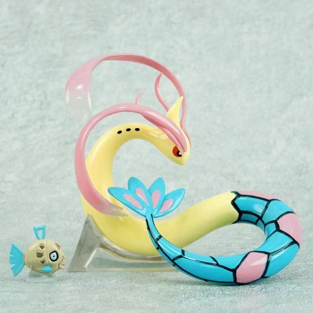 12cm Pokemon Anime Figure Milotic Evolutionary Combination Action Figures Pvc Collection Model Toys Childre Gifts