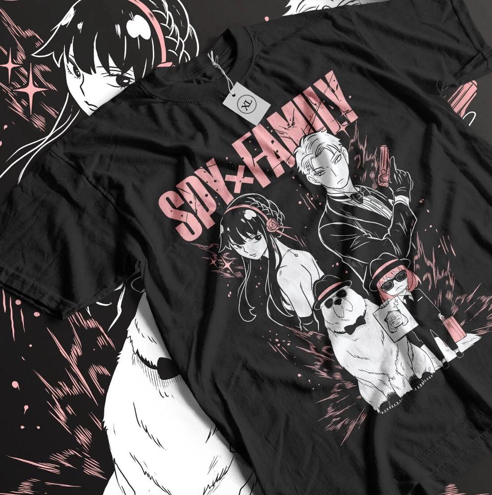 Spy X Family Tshirt Loid Anya Bon Forger Anime T Shirt Unisex S