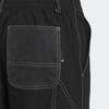 Adidas Originals Workwear Woven Trousers With Embroidered Logo And Multiple Pockets Men Bottoms Black HY7249