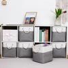 Folding Fabric Storage Basket Portable Multi-functional Home Supplies Sundries Sorting Basket Cube Toys Sock Organizer Box