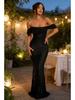 2026 European Sequin One-Shoulder Slit Dress - Women's Casual Fashion