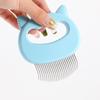 Portable Shell Shaped Handle Cat Ear Pet Grooming Brush Gentle Massage Comb For Cats And Dogs To Remove Loose Fur And Knots