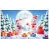 Christmas Party Banner Cute Character Snowman Banner Snowman Gift Banner Snowman Theme For Office Party Holiday Decoration