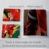 3Pcs Football Stars Celebration Bedding Sets For All Sizes New 3D Printed Bed Cover Comforter Duvet Cover Pillowcase Bedroom Decoration