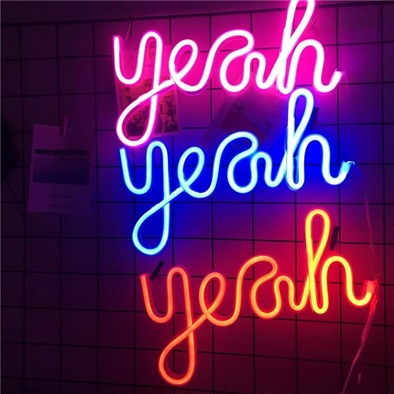 Herz & Stern LED Neon Mondlicht