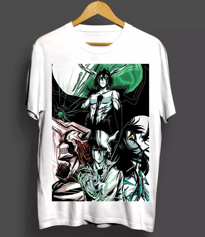 Ulquiorra Bleach Cifer Ichigo Kurosaki Unisexga Horror Anime White Tshirt S