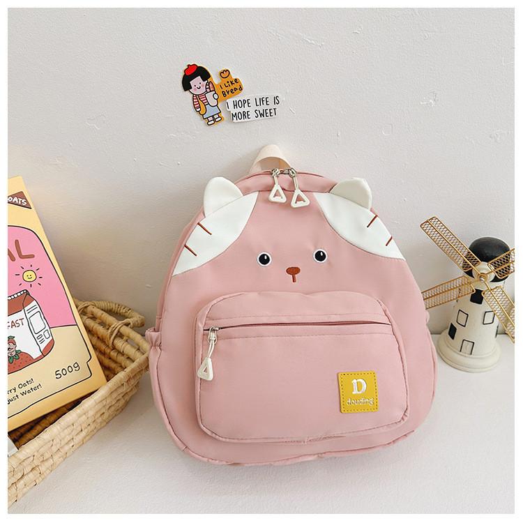 Adorable Cartoon Nylon Backpack For Kids With Lightweight Design