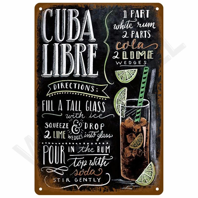 Bedroom Metal Signs Retro Metal Plate Posters Wall Art Mural Vintage Room Decoration Home Decor Items Tin Signs Aesthetic Men