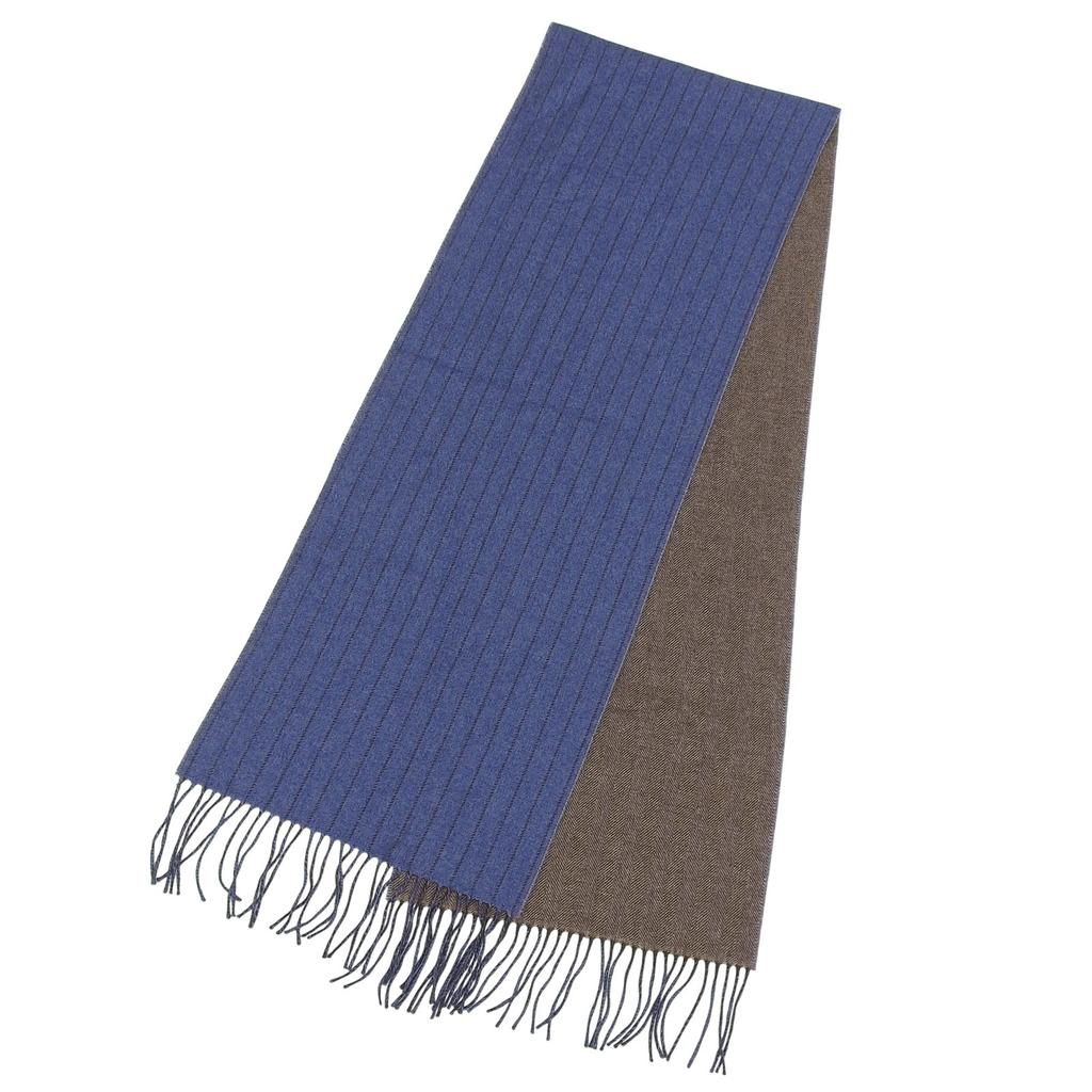 Excellent Dunhill Scarf blue cashmere mens Used