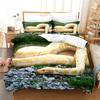 New Authentic A-class 3D Wealth Snake Animal Bed Sheet And Duvet Cover, Four Piece Set, Winter Thick Style, Brushed For Two