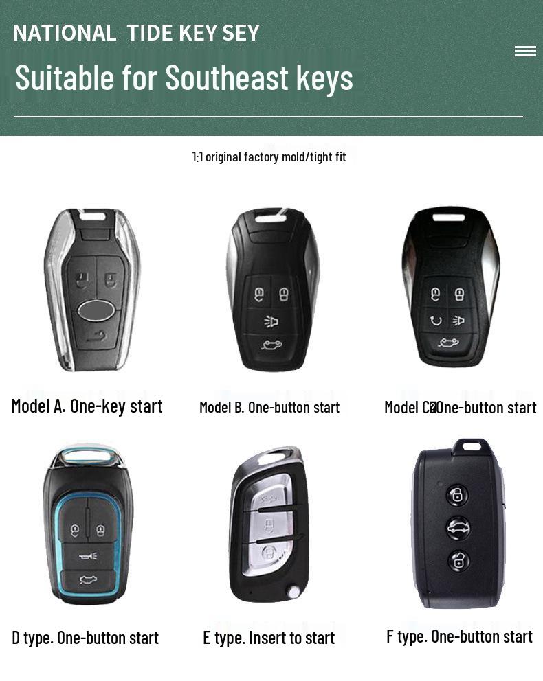 DX7 DX3 DX5 A5 Wing Dance V3 Car Key Fob Protective Case with Buckle
