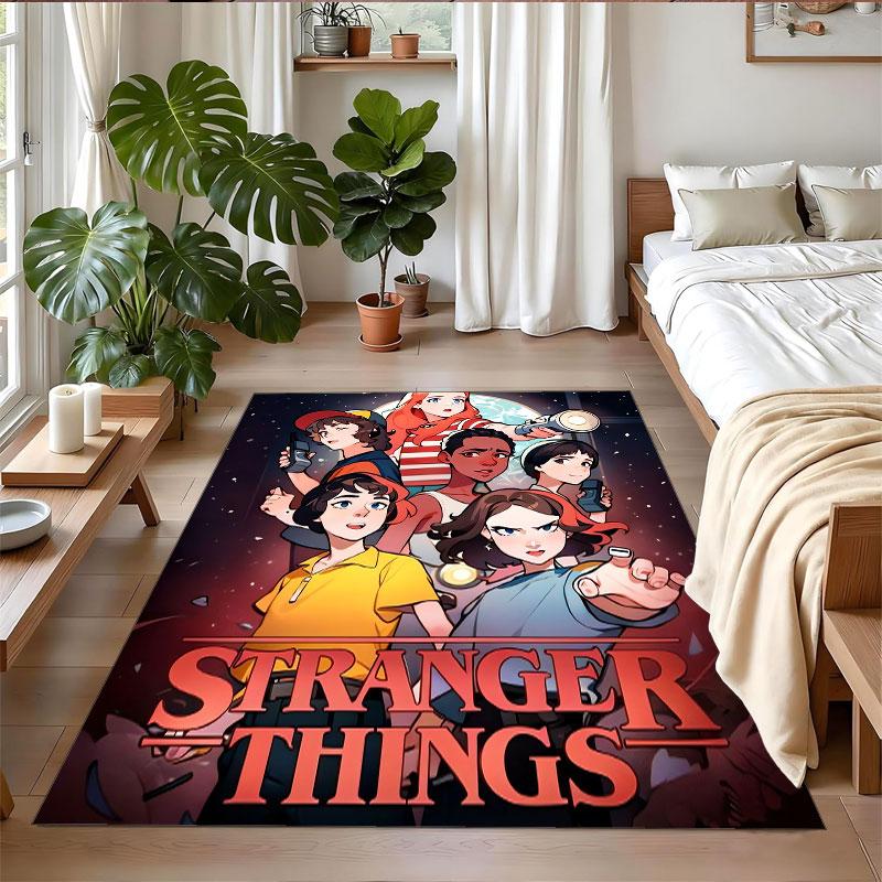 Crystal Velvet Rug Soft Non Slip Indoor Floor Mat Home DecorStranger Things