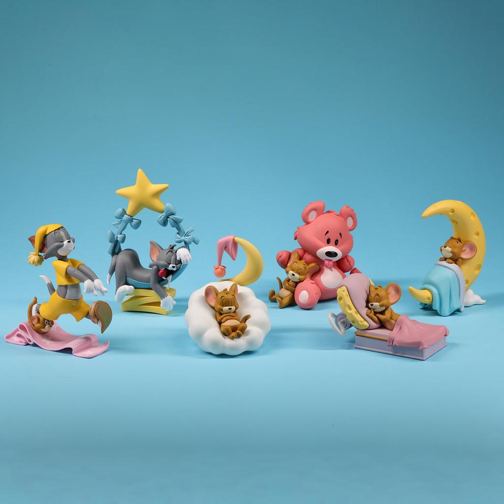52TOYS x TOM and JERRY Tom and Jerry Series Blind Box Trading Figure Collection Figure Painted Gacha Gacha Desktop Decoration Doll Toy Perfect Gift