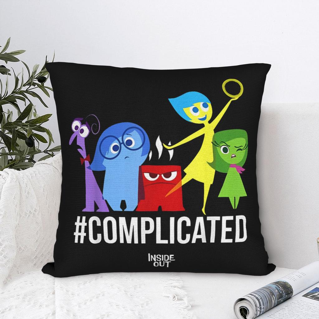 Explosion of Emotions Premium Scoop Square Pillow Cases Insides Outs Cushion Covers Fashion Decorative Pillowcover for Home