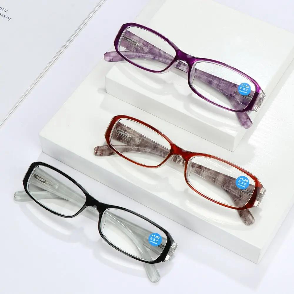 Comfortable Flowers Vintage Elegant Ultra Light Frame Eye Protection Anti-Blue Light Eyeglasses Reading Glasses