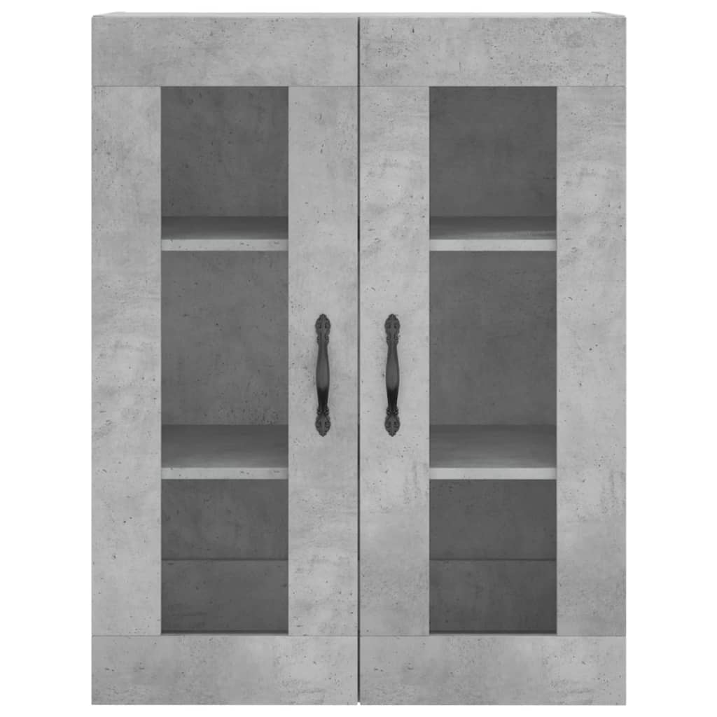 Highboard Concrete Grey 69.5 x 34 x 180 cm Particleboard