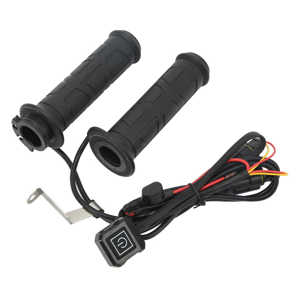Motorcycle Heated Hand Grip 3 Levels Temperature Adjustment Electric Hand Grips for 22mm Pipe
