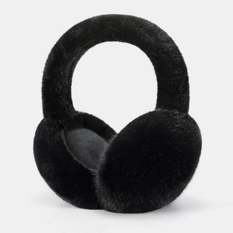 Foldable Faux Fur Winter Earmuffs for Women & Girls - Cute, Warm, Outdoor Ear Warmers