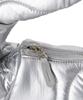 Lee Quilted Mini Hobo Bag Silver