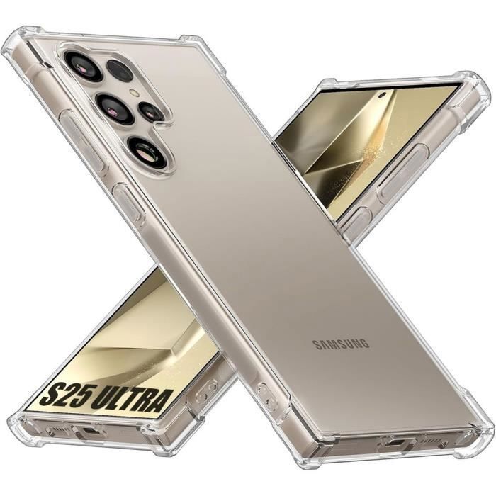 Coque de protection - BOOLING - pour Samsung Galaxy S25 Ultra - Silicone Antichoc - Transparent - Slim