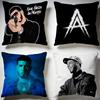 Popular AAnuel AABC Cushion Cover Stylish Washable Pillow Cover Ideal for Couch Bedroom Car Decoration