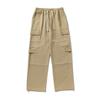 Spring Men's New Retro Casual Outdoor Stitching Loose Straight Pants