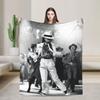 MJ King of Pop Iconic Moment Blanket Fuzzy Awesome Warm Throw Blanket for Bedspread Spring/Autumn,